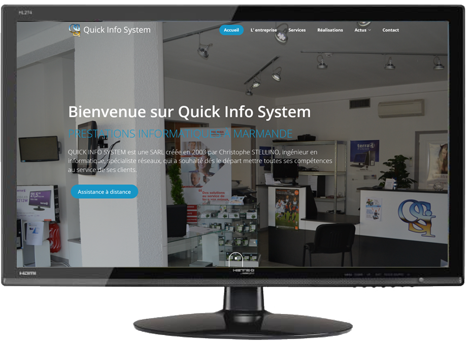 Nouveau site internet quick info