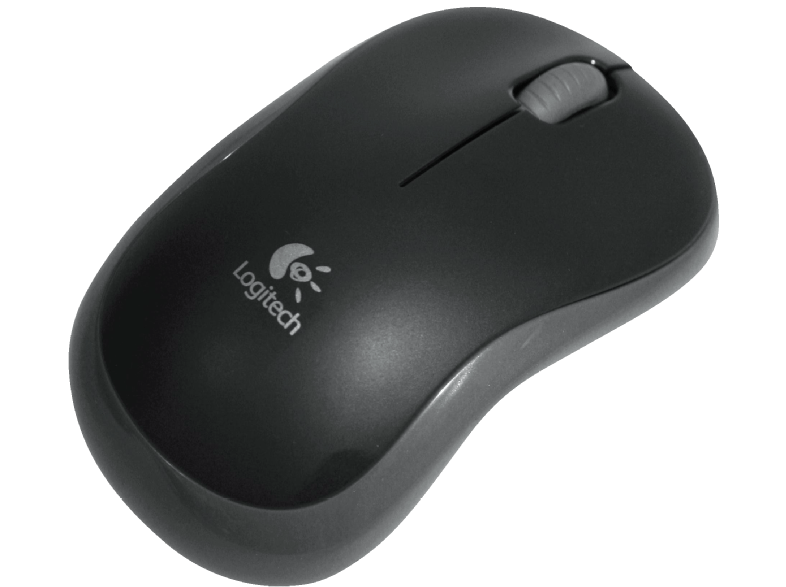 Mini-souris optique sans fil M187 - noire & grise