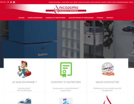 Création du site de l'entreprise Nicodemo